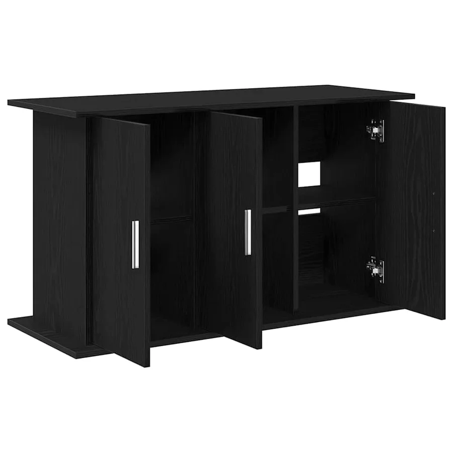 Support d'aquarium Chêne noir 101 x 41 x 58 cm Bois d'ingénierie - 5