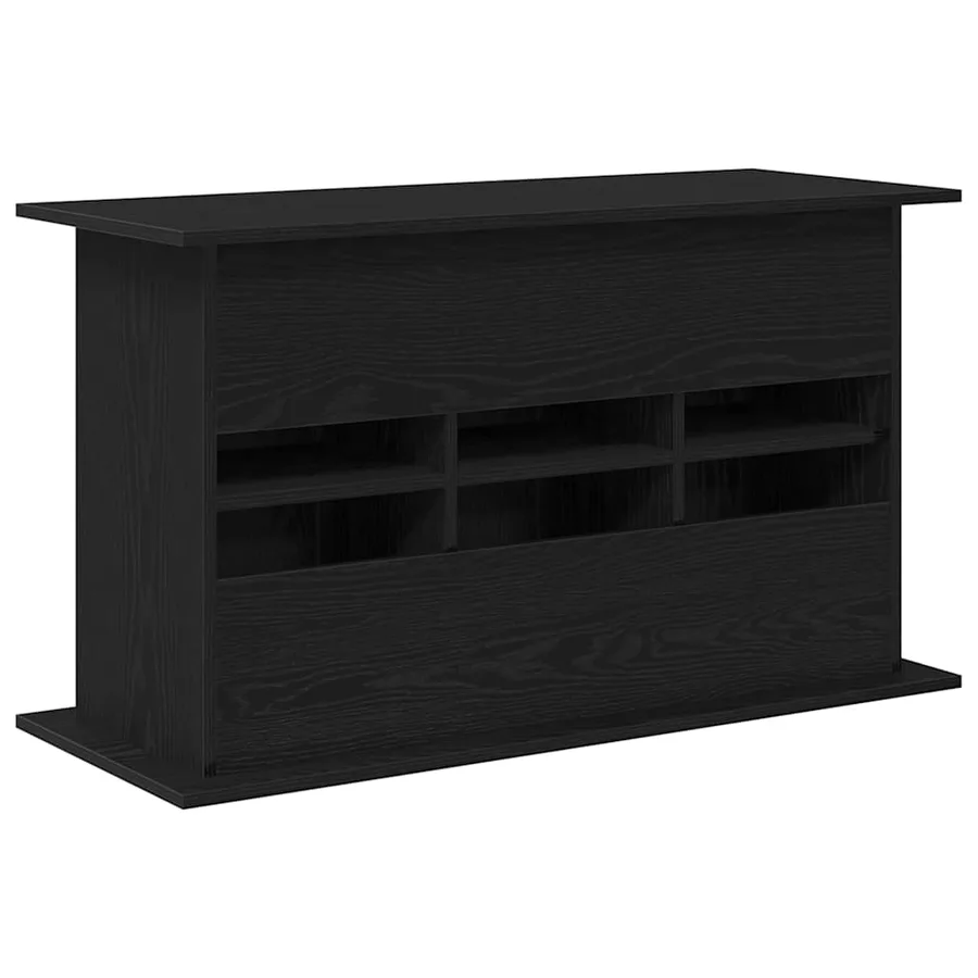 Support d'aquarium Chêne noir 101 x 41 x 58 cm Bois d'ingénierie - 8
