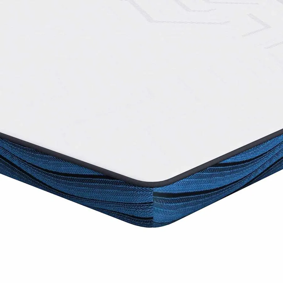 Surmatelas Blanc 100 x 200 cm Tissu jacquard - 2
