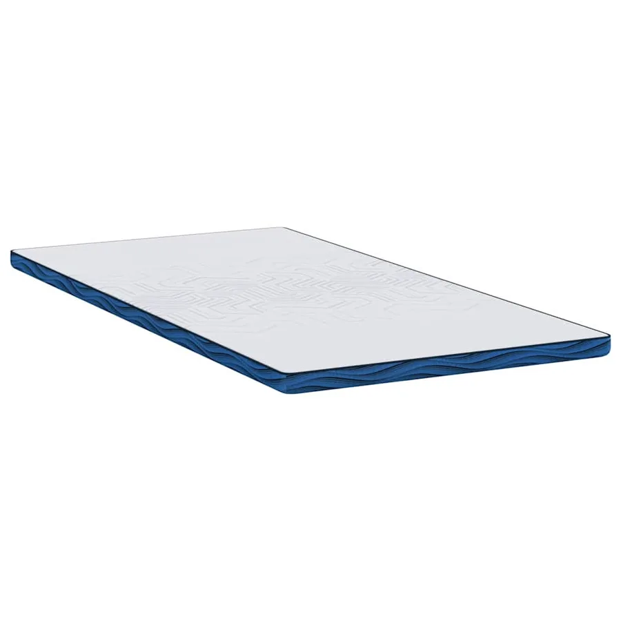 Surmatelas Blanc 100 x 200 cm Tissu jacquard - 5