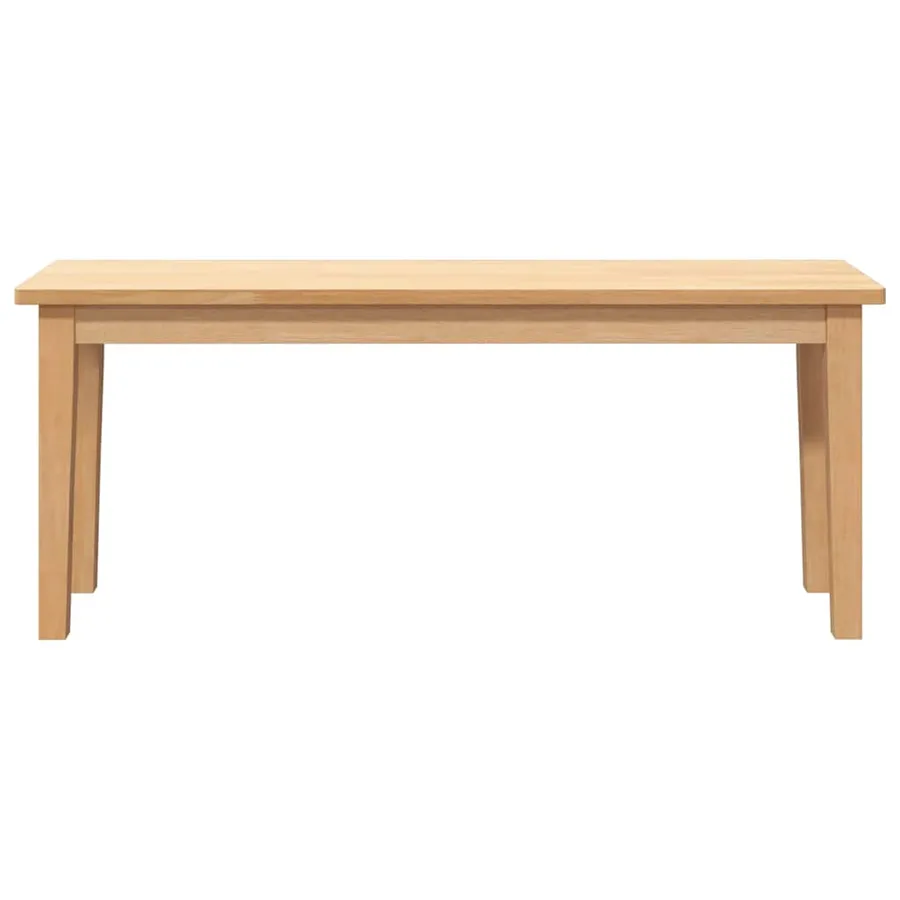 Banc 110 cm bois massif caoutchouc - 4