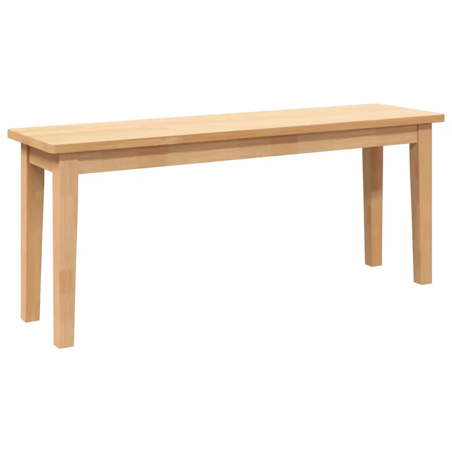 Banc 110 cm bois massif caoutchouc - 6