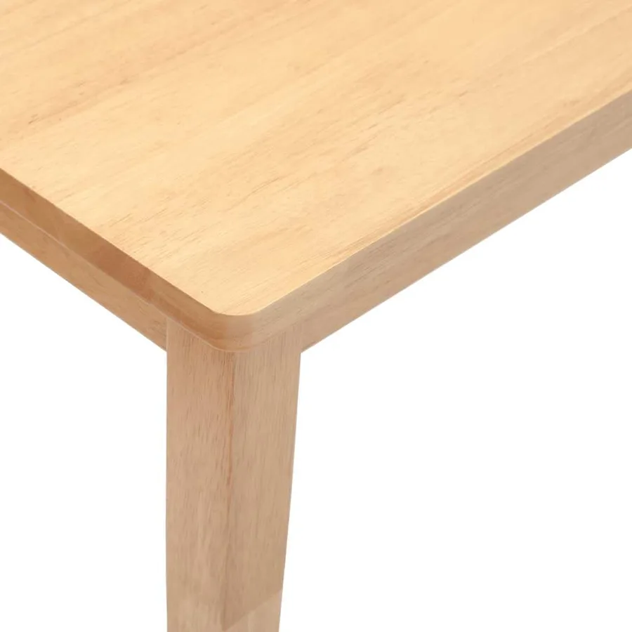 Banc 110 cm bois massif caoutchouc - 7