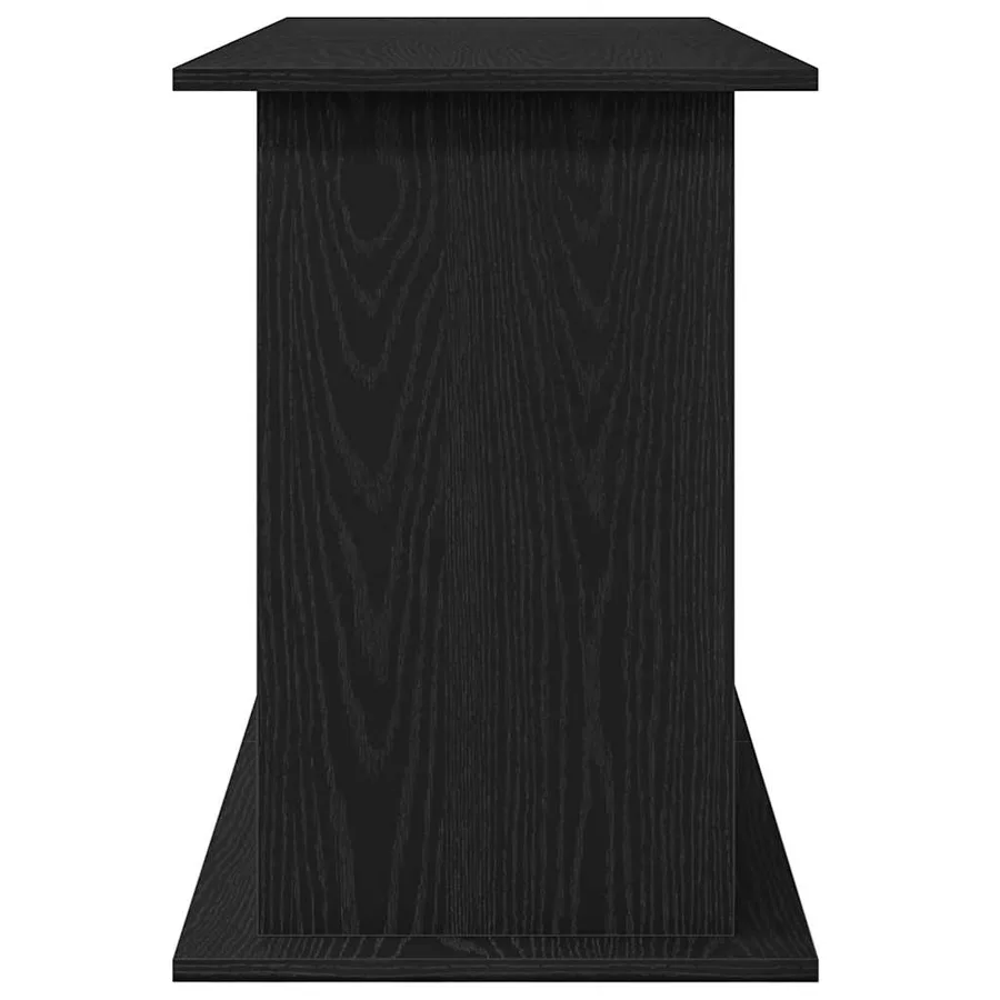 Support d'aquarium chêne noir 121x41x58 cm bois d'ingénierie - 6