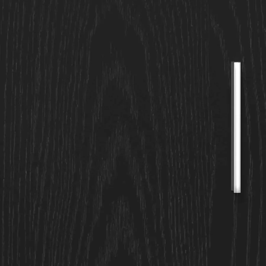 Support d'aquarium chêne noir 121x41x58 cm bois d'ingénierie - 9