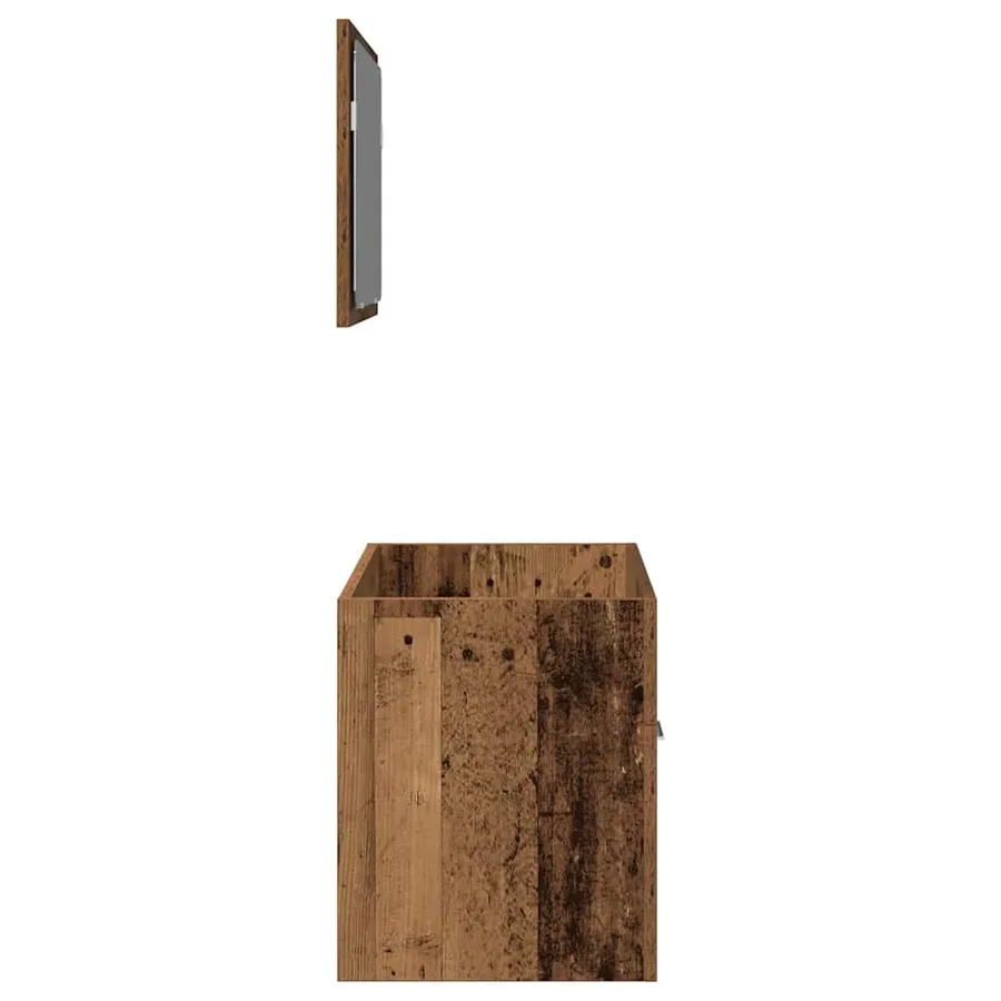 Ensemble de meubles salle de bain 2 pcs bois d'ingénierie - 7