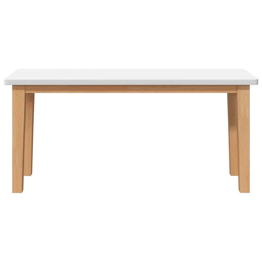 Banc 90 cm bois massif caoutchouc - 4