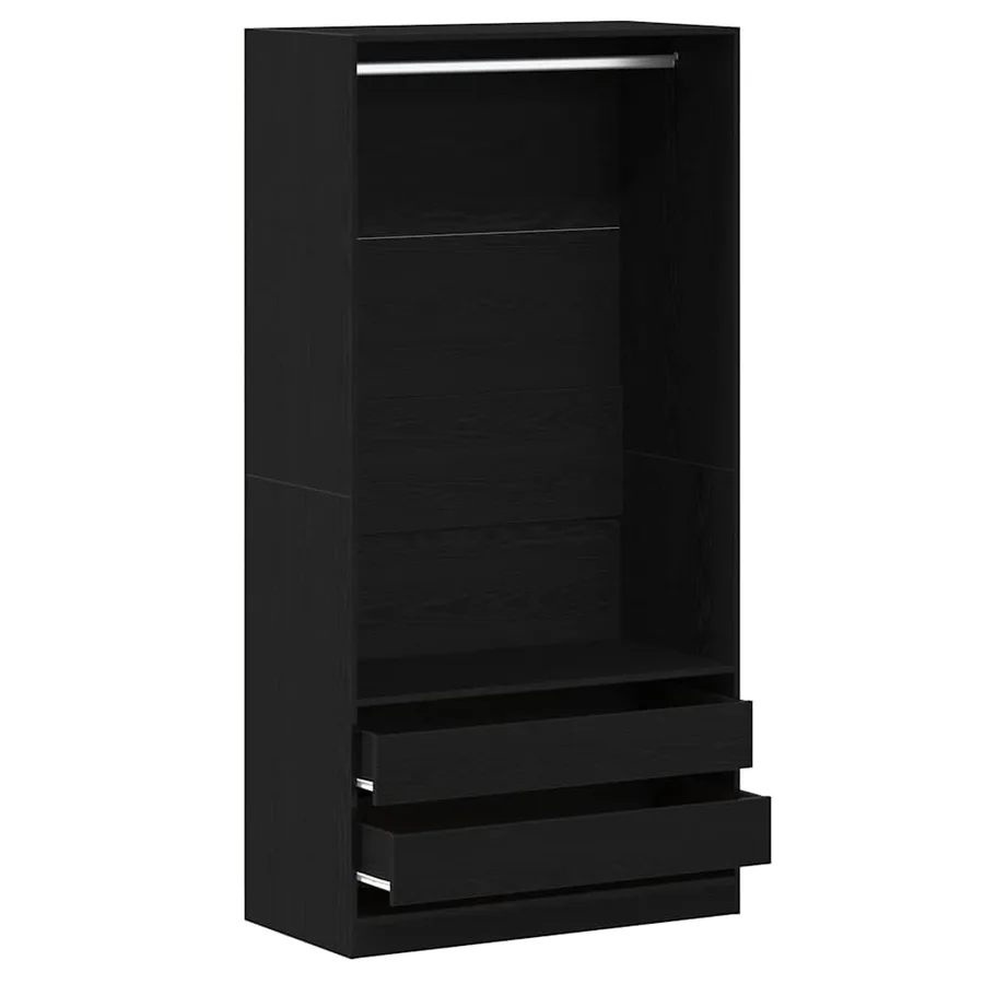 Armoire Chêne noir 100 x 50 x 200 cm Bois d'ingénierie - 5