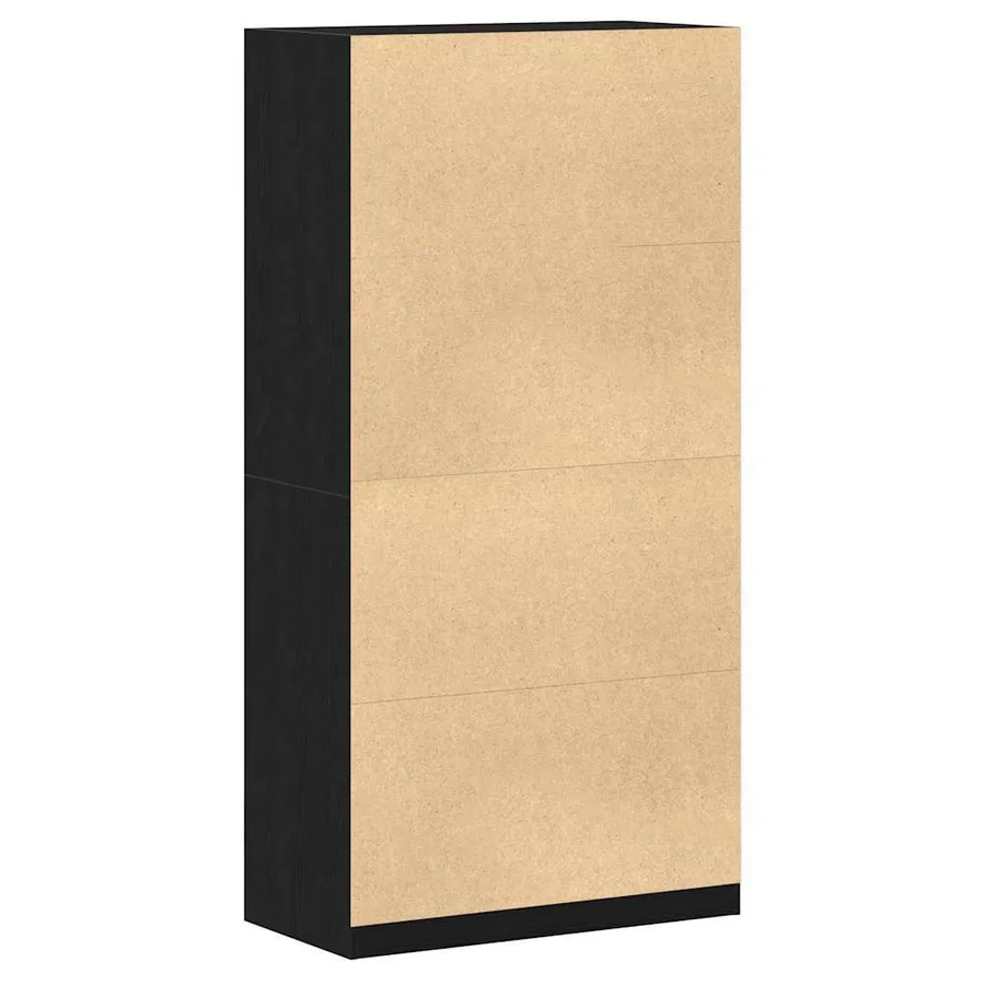 Armoire Chêne noir 100 x 50 x 200 cm Bois d'ingénierie - 6