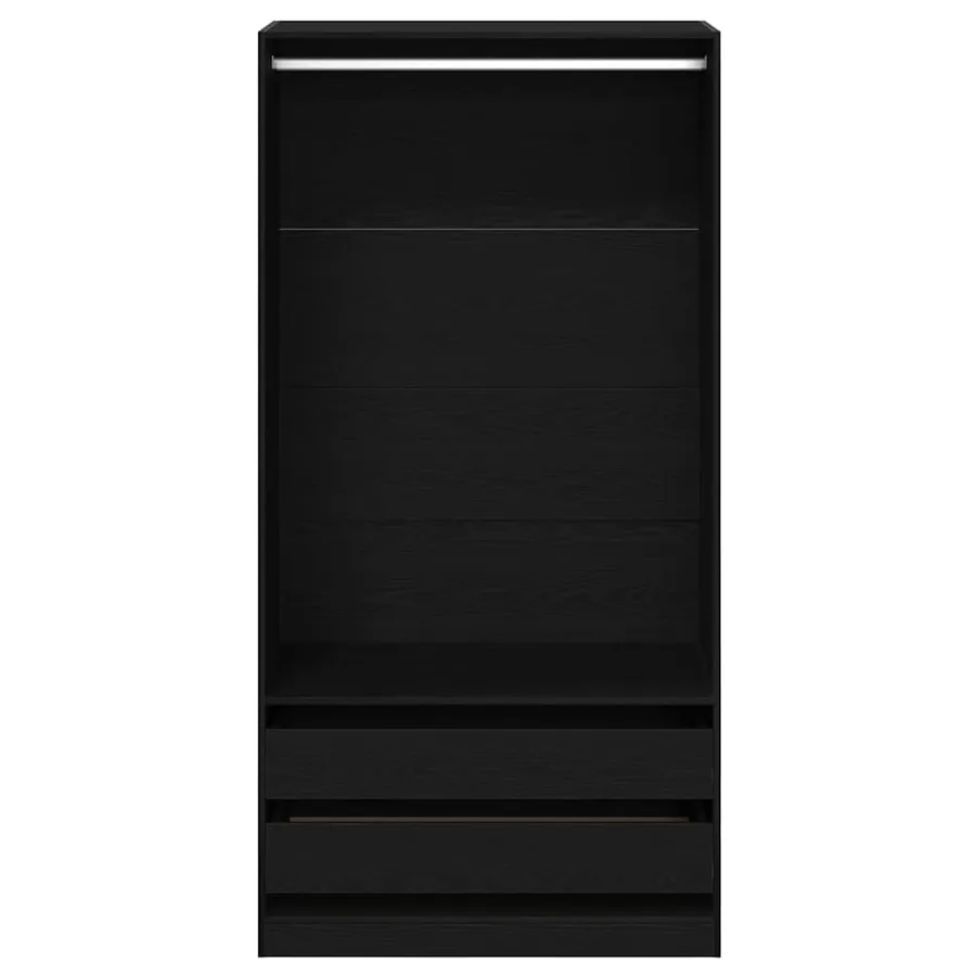 Armoire Chêne noir 100 x 50 x 200 cm Bois d'ingénierie - 7