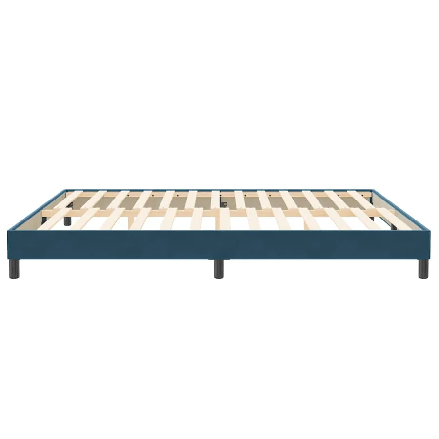 Sommier à lattes de lit sans matelas bleu foncé 200x210cm - 6