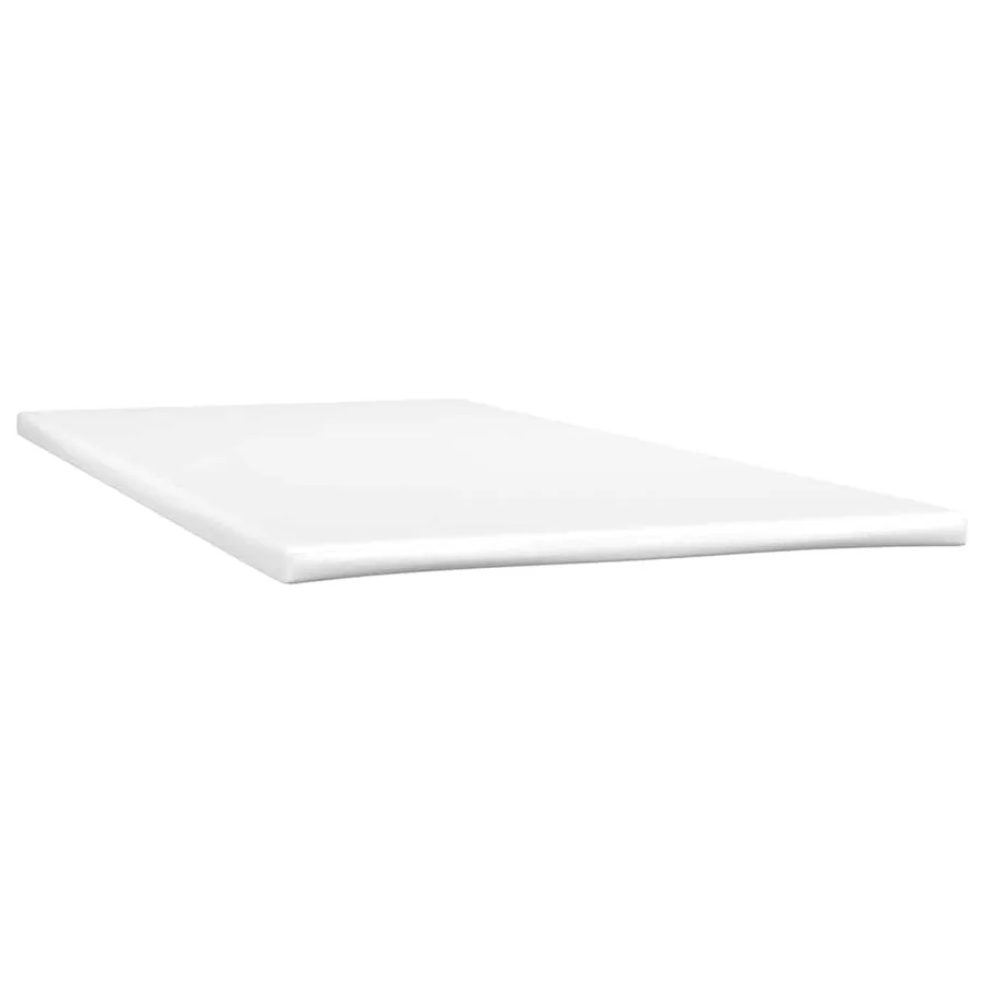 Sommier à lattes de lit avec matelas rose 140x210 cm velours - 8