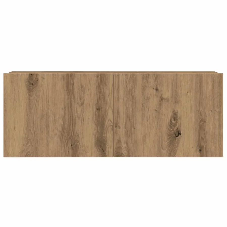 Ensemble de meuble TV mural 4 pcs chêne artisanal - 5