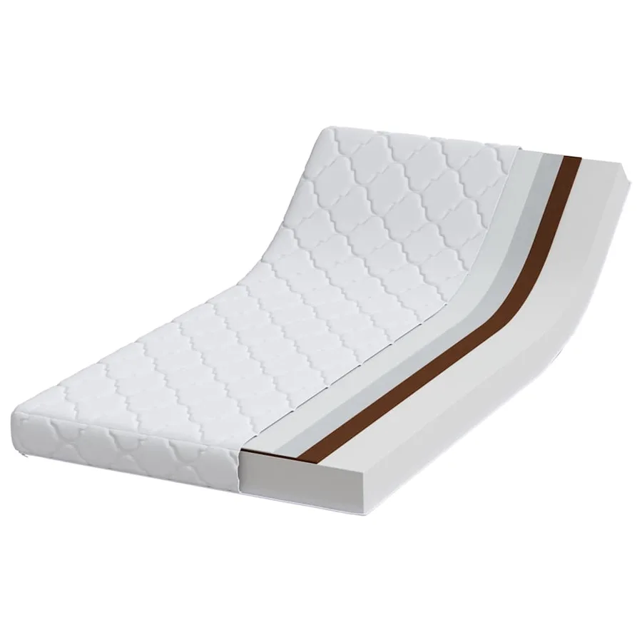 Matelas Blanc 80 x 160 cm Tissu jacquard - 3