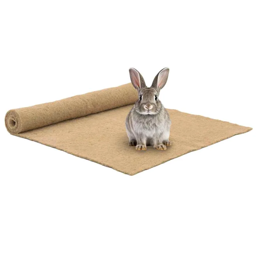 Tapis de chanvre pour rongeurs 1x1 m 5 mm