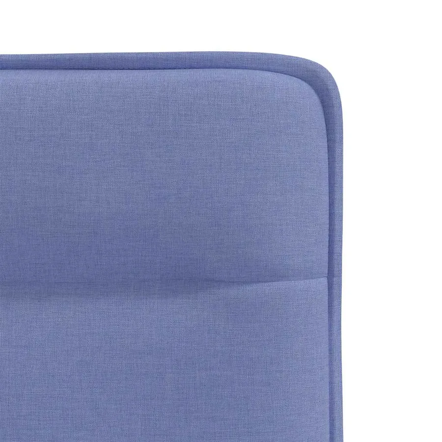 Chaises à manger lot de 2 bleu jean tissu - 7