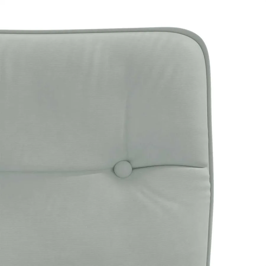 Chaises à manger lot de 2 Gris clair Velours - 7