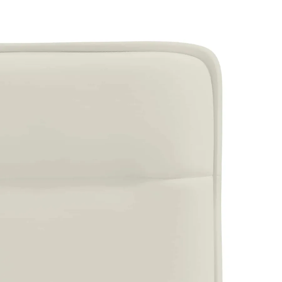 Chaises à manger lot de 2 Crème Velours - 7