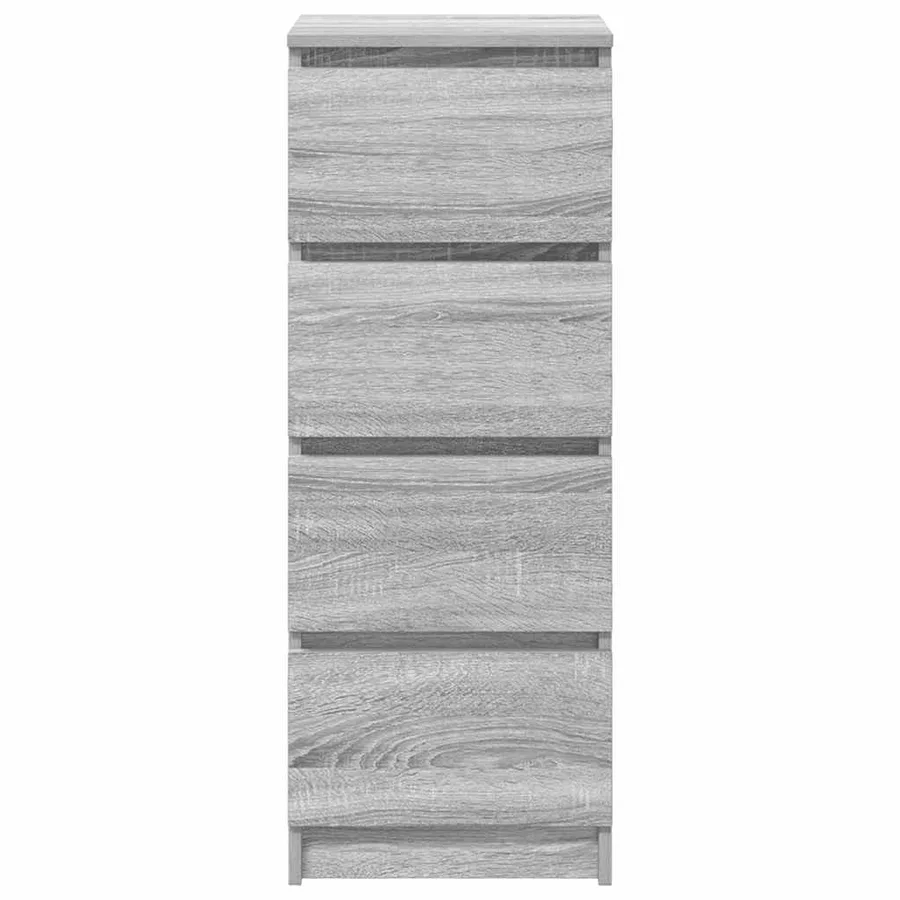 Buffet sonoma gris 37,5x35x99 cm bois d'ingénierie - 6