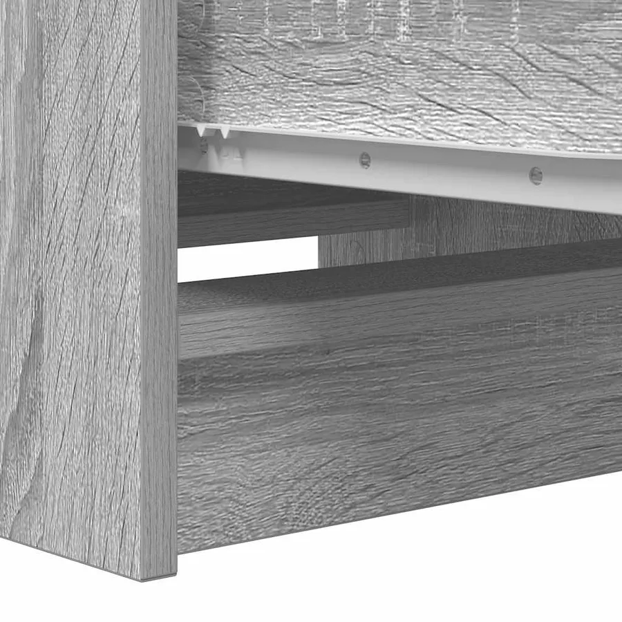 Buffet sonoma gris 37,5x35x99 cm bois d'ingénierie - 9