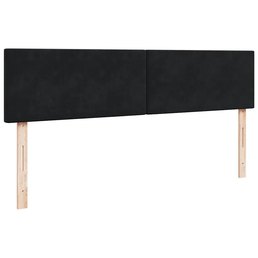 Cadre de lit ottoman avec matelas noir 200x200 cm velours - 7