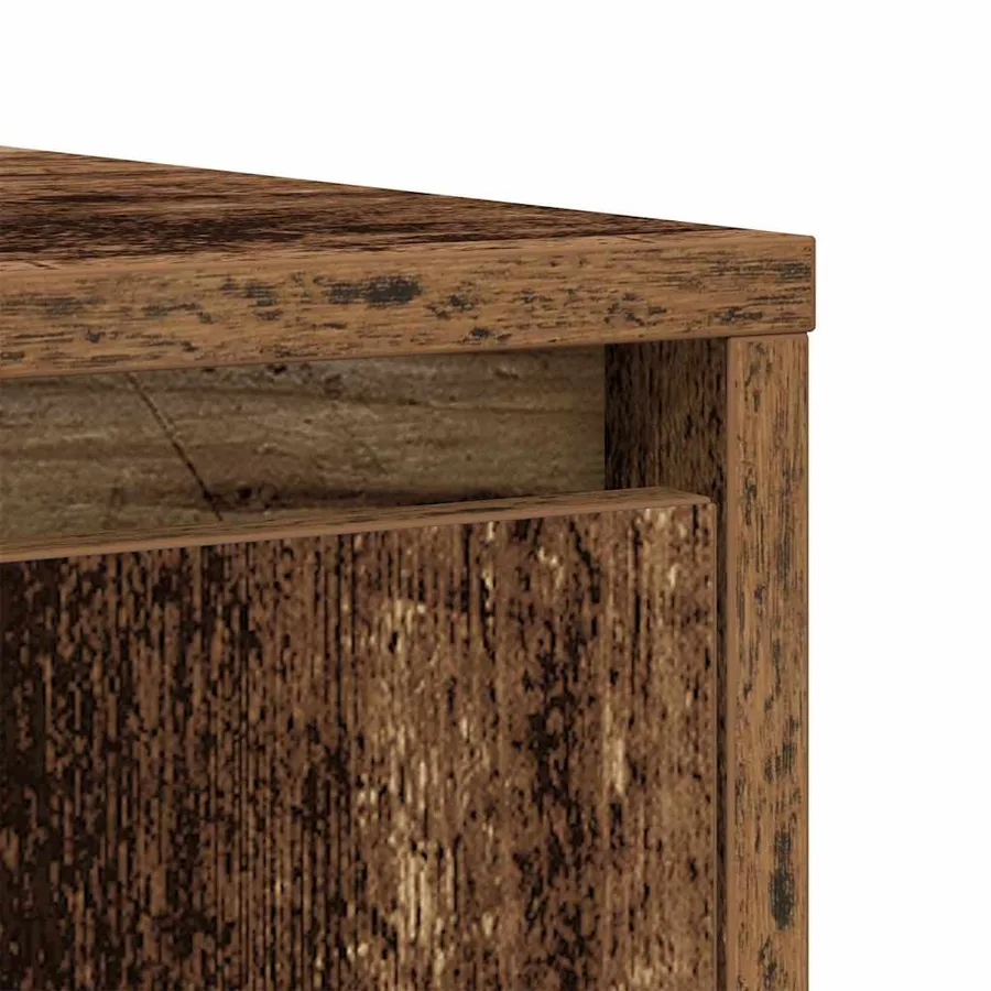Buffet vieux bois 85x34x76 cm bois d'ingénierie - 11