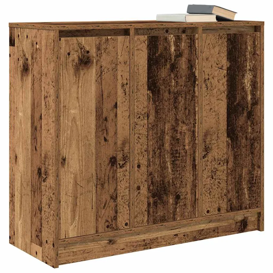 Buffet vieux bois 85x34x76 cm bois d'ingénierie - 4