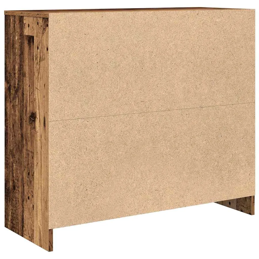 Buffet vieux bois 85x34x76 cm bois d'ingénierie - 8