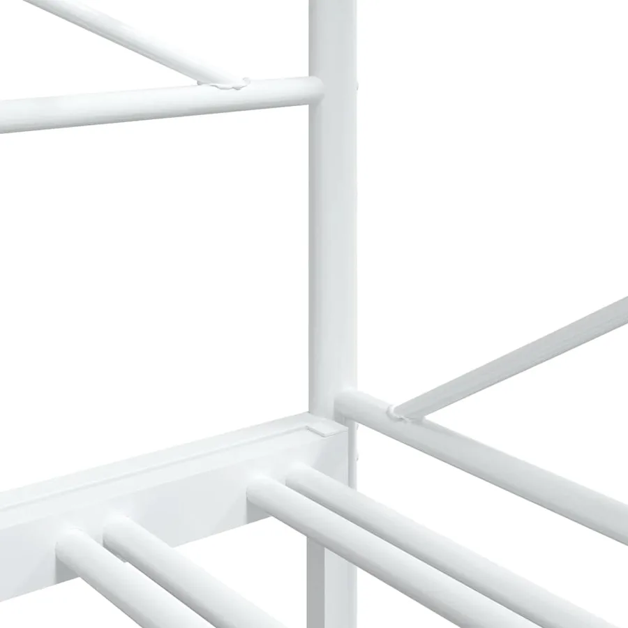 Lit de jour avec gigogne sans matelas blanc 75x190 cm - 12