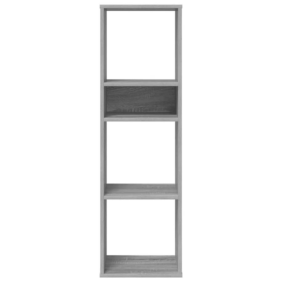Bibliothèque sonoma gris 34x31x112 cm bois d'ingénierie - 4