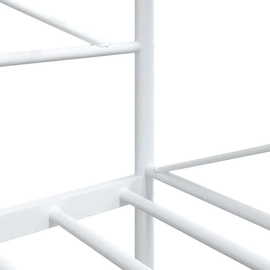 Lit de repos sans matelas blanc 100x200 cm acier - 10