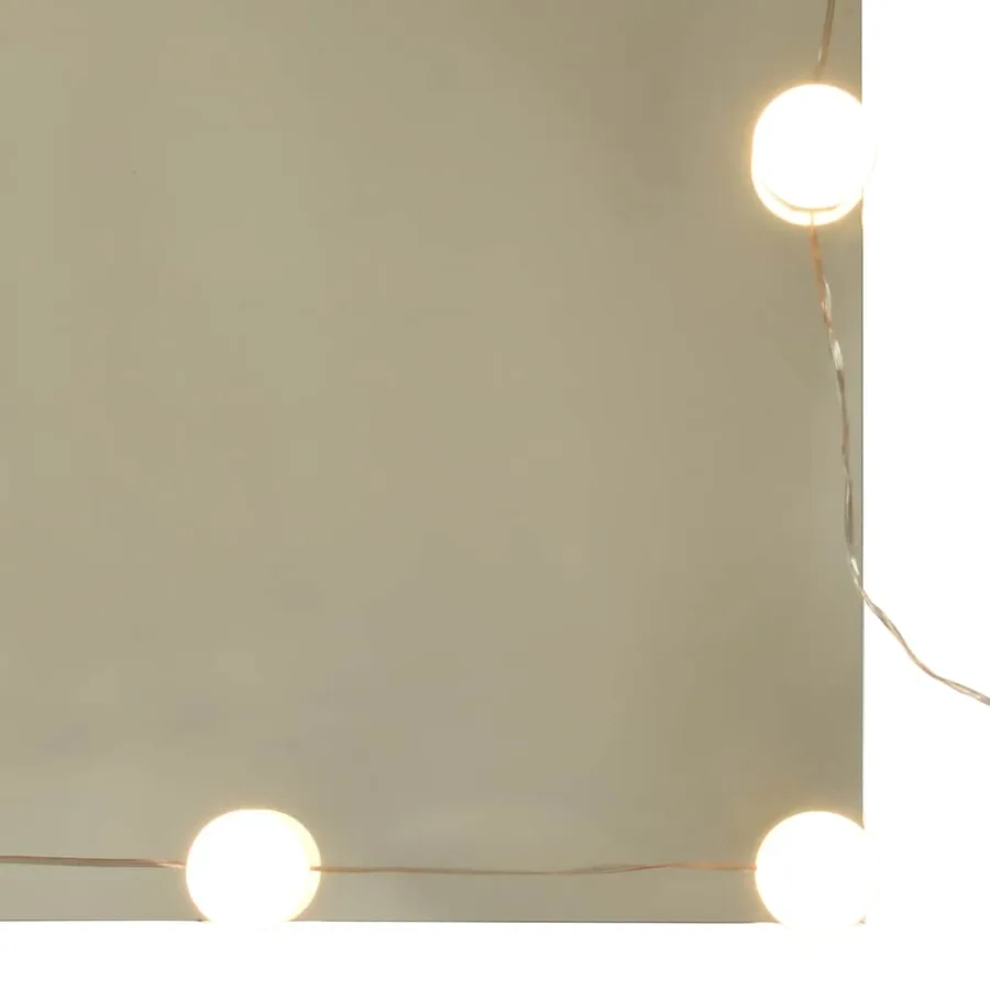 Armoire à miroir avec LED Chêne artisanal 90x31,5x62 cm - 15