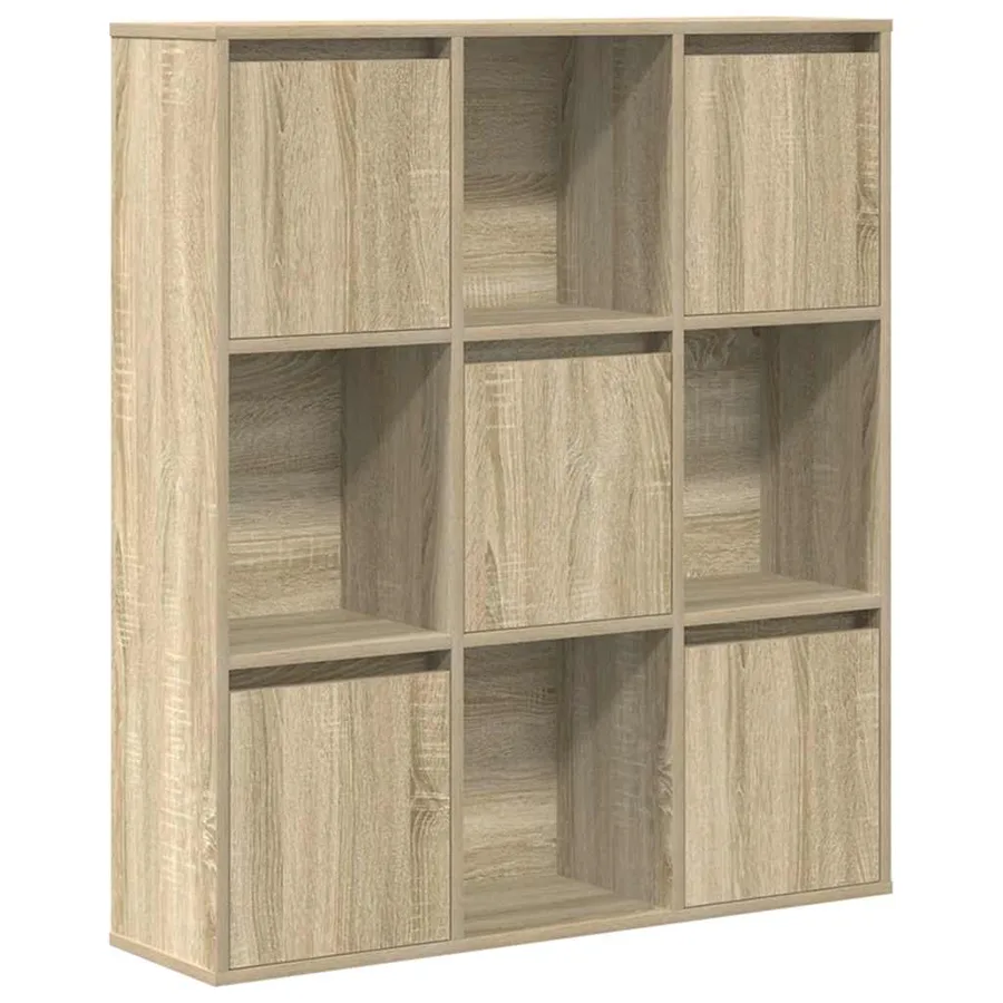 Bibliothèque chêne sonoma 89x24x101,5 cm bois d'ingénierie - 2