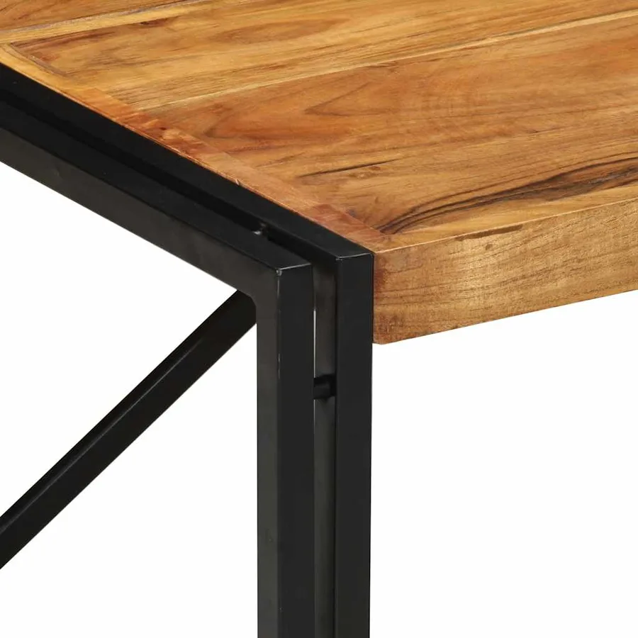 Table basse 80x80x35 cm bois massif acacia - 5