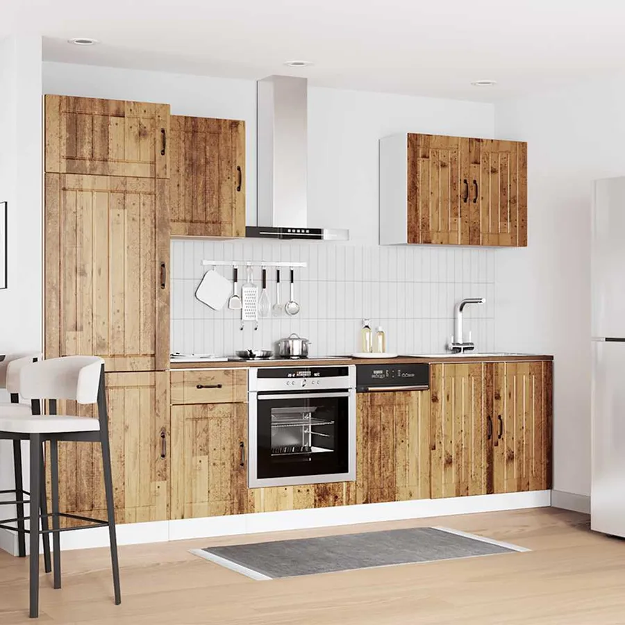 Ensemble d'armoires de cuisine 7 pcs Lucca bois d'ingénierie - 3