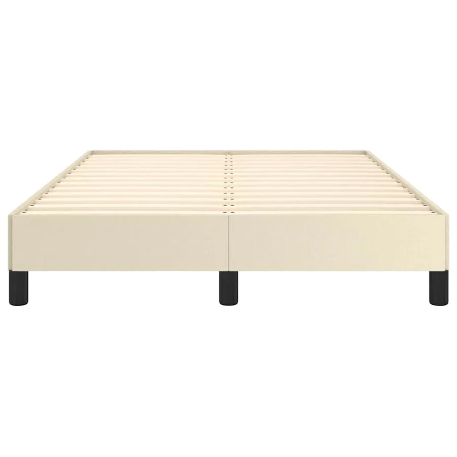 Cadre de lit sans matelas crème 120x190 cm similicuir - 5