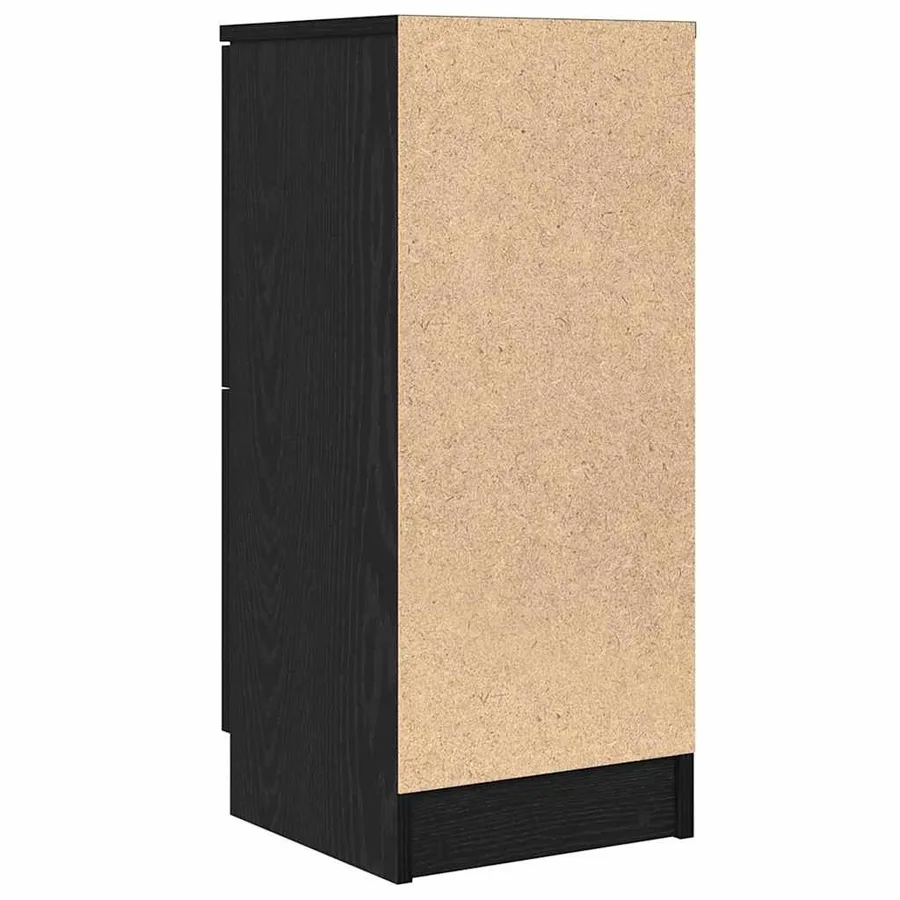 Buffet Chêne noir 30 x 30 x 70 cm Bois d'ingénierie - 6