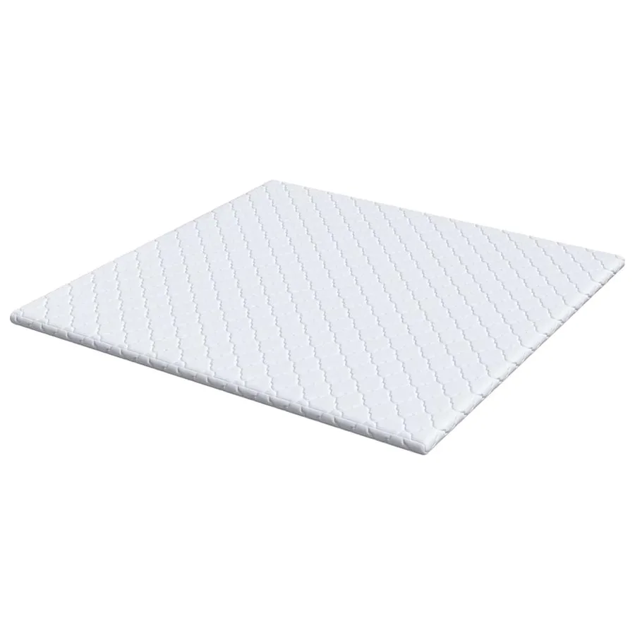 Surmatelas en Coco Blanc 200 x 200 cm Tissu jacquard - 5