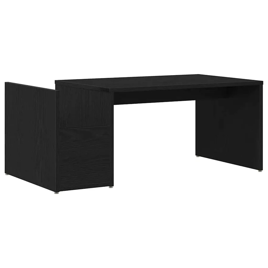 Table basse Chêne noir 90 x 45 x 35 cm Bois d'ingénierie - 5