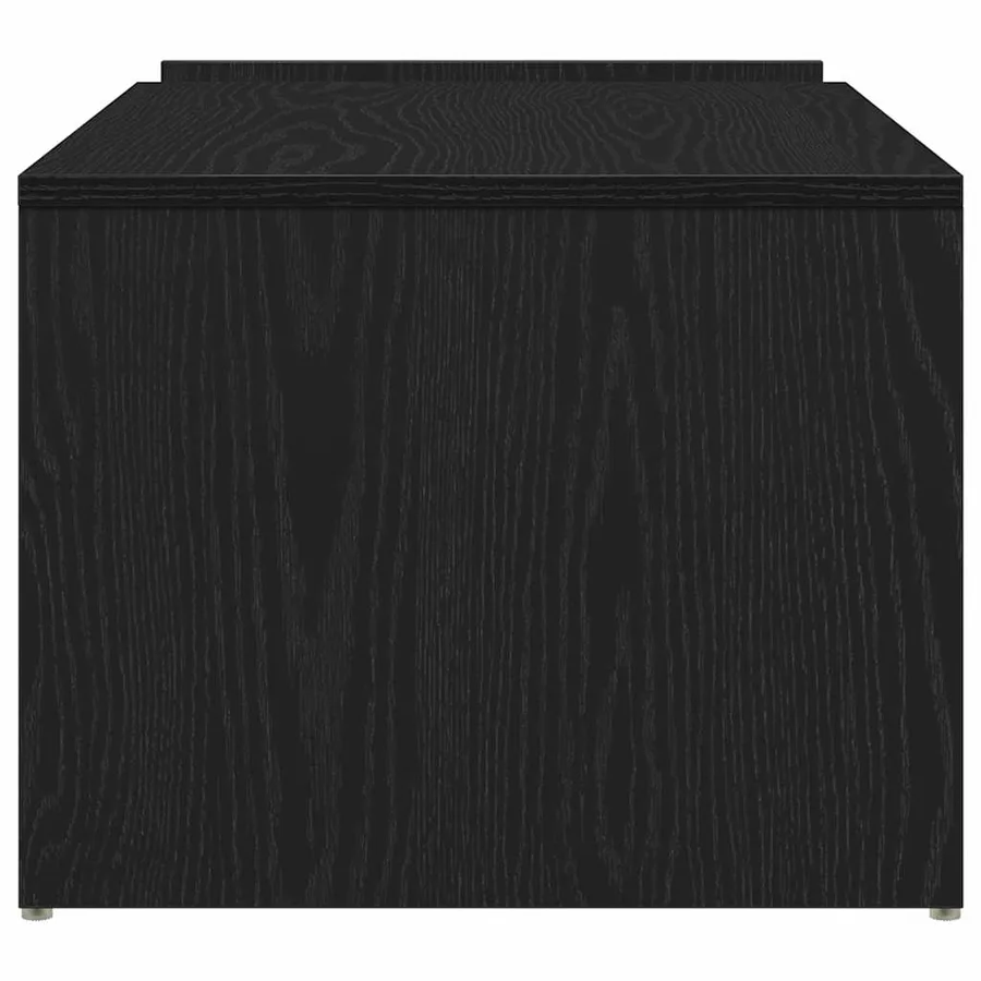 Table basse Chêne noir 90 x 45 x 35 cm Bois d'ingénierie - 7