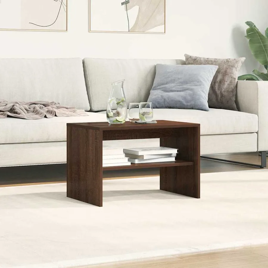 Meuble TV chêne marron 60x40x40 cm bois d'ingénierie - 4
