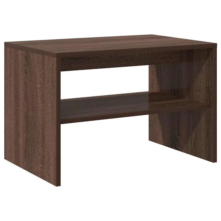 Meuble TV chêne marron 60x40x40 cm bois d'ingénierie - 7
