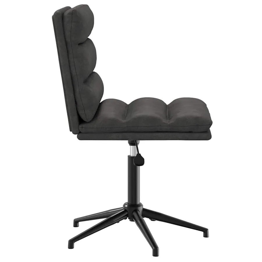 Chaises à manger lot de 6 noir similicuir - 5