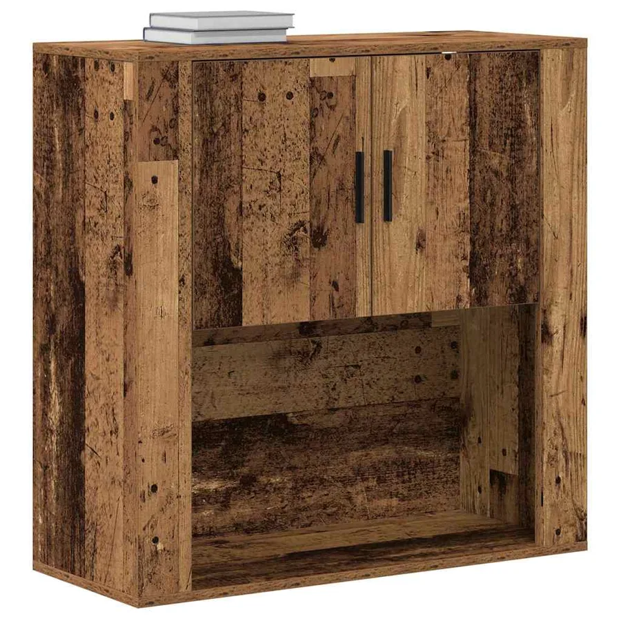 Meuble mural Bois Ancien 80 x 33 x 80 cm Bois d'ingénierie - 3