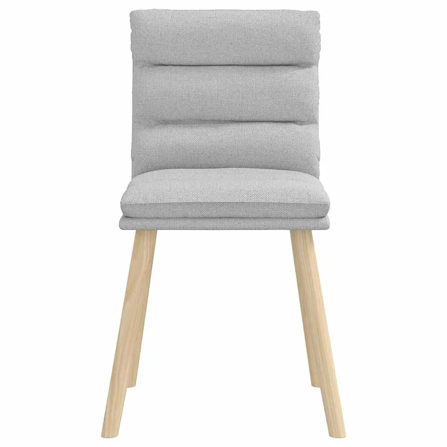 Chaises à manger lot de 2 gris nuage tissu - 4