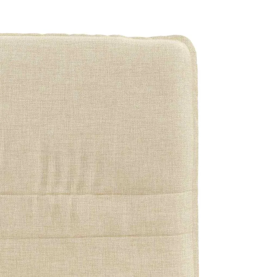 Chaises à manger lot de 4 crème tissu - 7