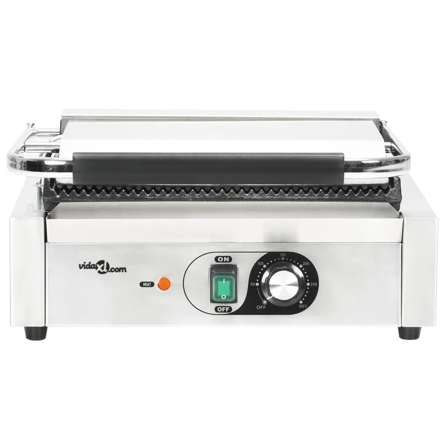 Grill rainuré pour panini 2200 W 43x30,5x20 cm - 7