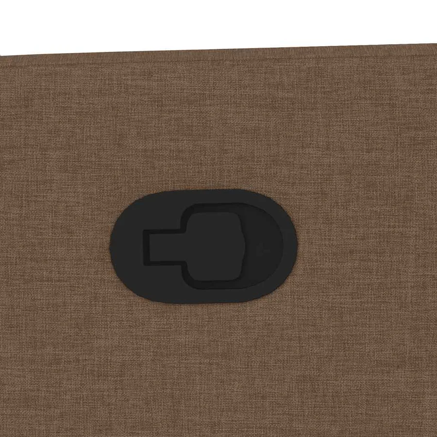 Fauteuil de massage inclinable Marron Tissu - 12