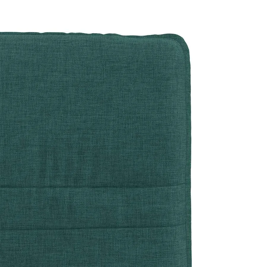 Chaises à manger lot de 4 vert foncé tissu - 7