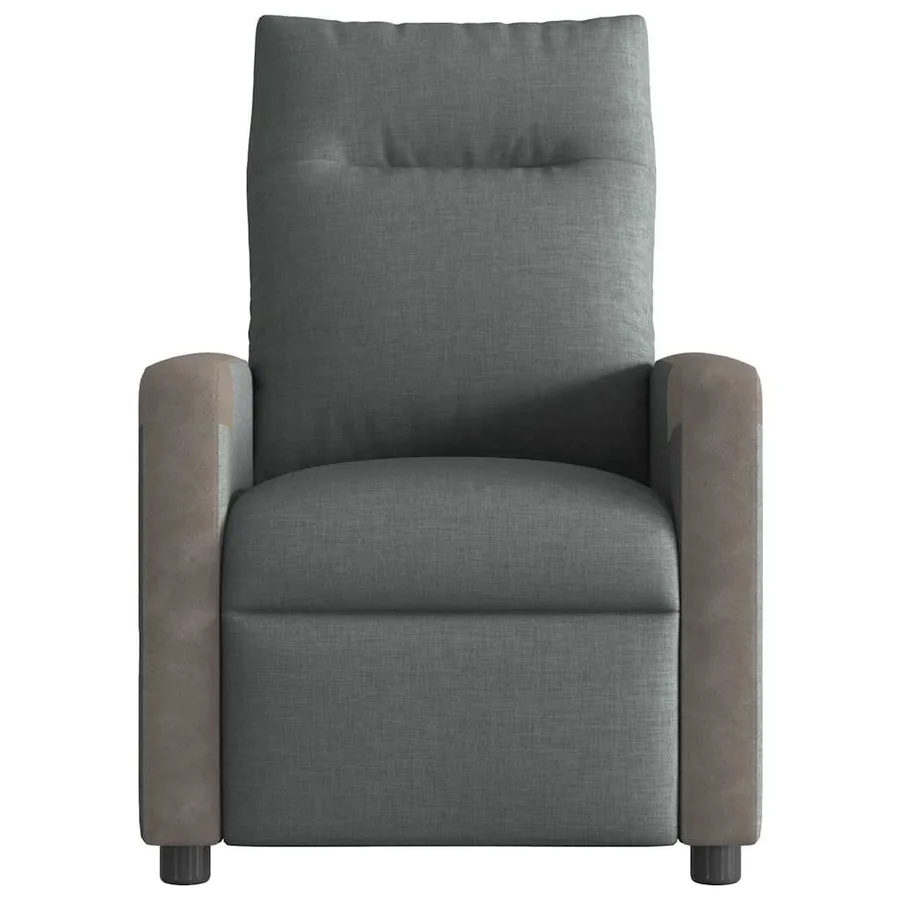 Fauteuil inclinable électrique Gris foncé Tissu - 4
